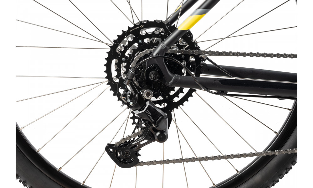 Velosipēds Unibike Shadow 29 2025 black-yellow - 4