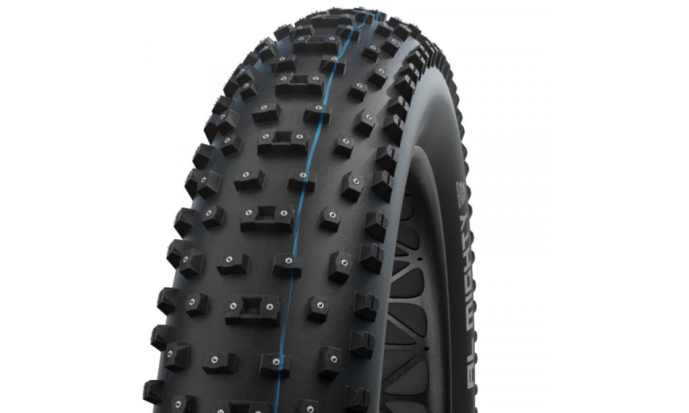 Riepa 26" Schwalbe Al Mighty HS 613 Evo Fold TLE 120-559 / 26x4.80 Super Ground Addix SpeedGrip Studded - 1