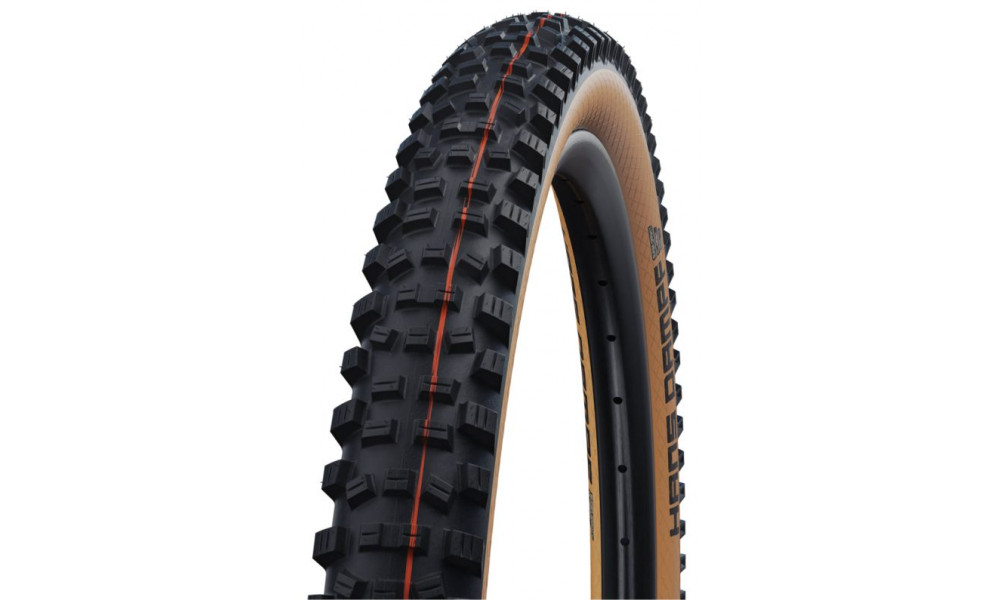 Riepa 27.5" Schwalbe Hans Dampf HS 491 Evo Fold TLE 65-584 / 27.5x2.60 Super Trail Addix Soft Bronze-Skin - 1