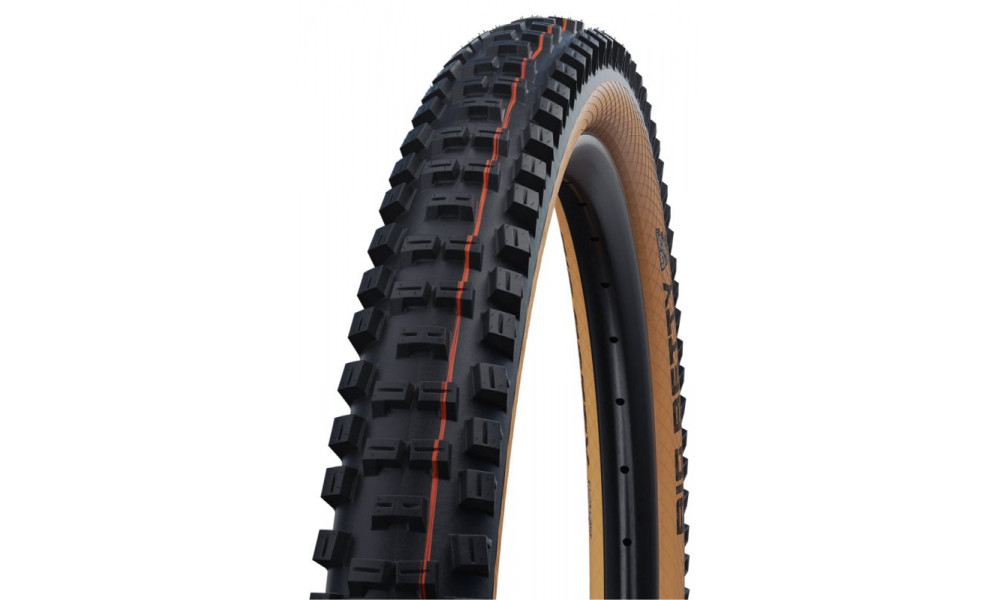 Riepa 27.5" Schwalbe Big Betty HS 608 Evo Fold TLE 62-584 / 27.5x2.40 Super Gravity Addix Soft Bronze-Skin - 1