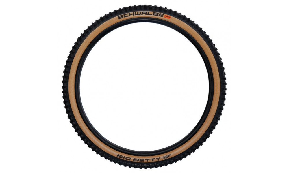 Riepa 27.5" Schwalbe Big Betty HS 608 Evo Fold TLE 62-584 / 27.5x2.40 Super Gravity Addix Soft Bronze-Skin - 2