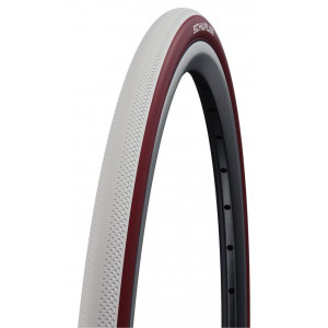 Riepa 28" Schwalbe Dunk King HS 612, Evo Fold. 25-622 / 700x25C White-Bordo Riepa 28" Schwalbe Dunk King HS 612, Evo Fold. 25-622 / 700x25C White-Bordo