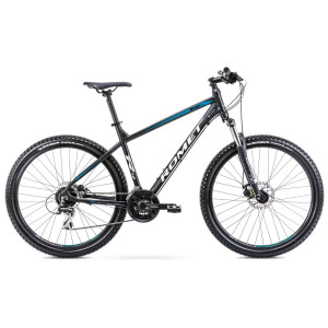 Velosipēds Romet Rambler R7.2 27.5" 2022 black-turquoise Velosipēds Romet Rambler R7.2 27.5" 2022 black-turquoise