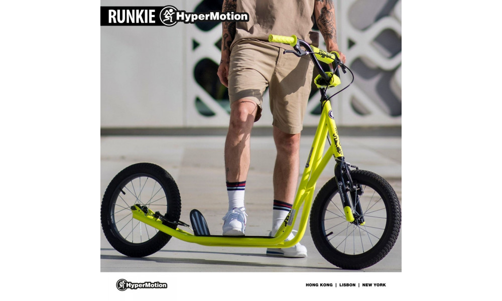 Skrejritenis HyperMotion Runkie 16" yellow - 9