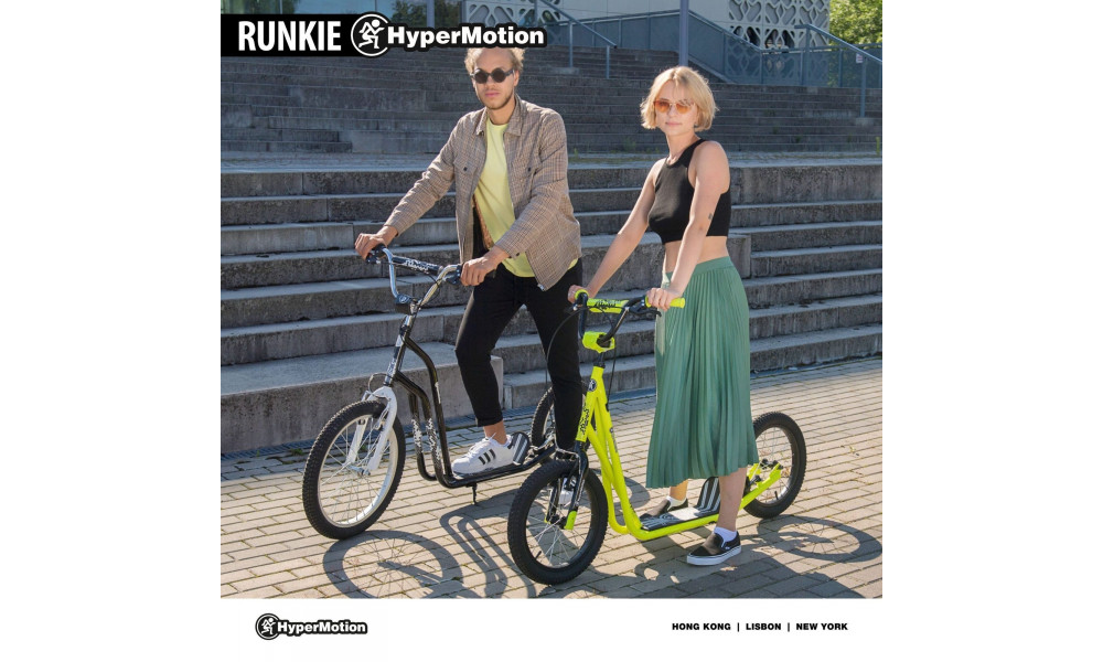 Skrejritenis HyperMotion Runkie 16" yellow - 11