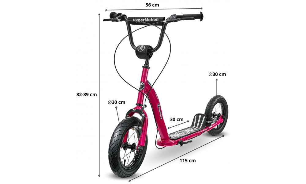 Skrejritenis HyperMotion Ruby 12" red - 3