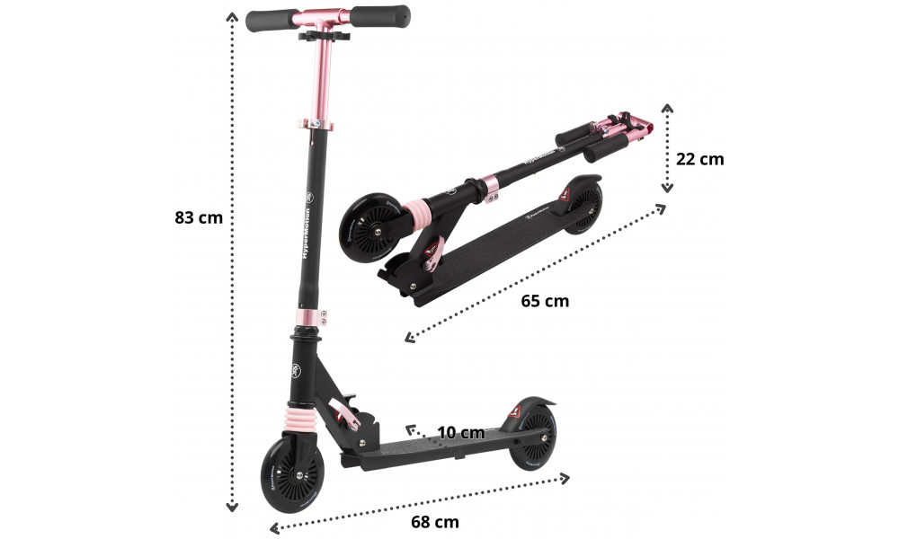 Skrejritenis HyperMotion Wally black-pink - 2