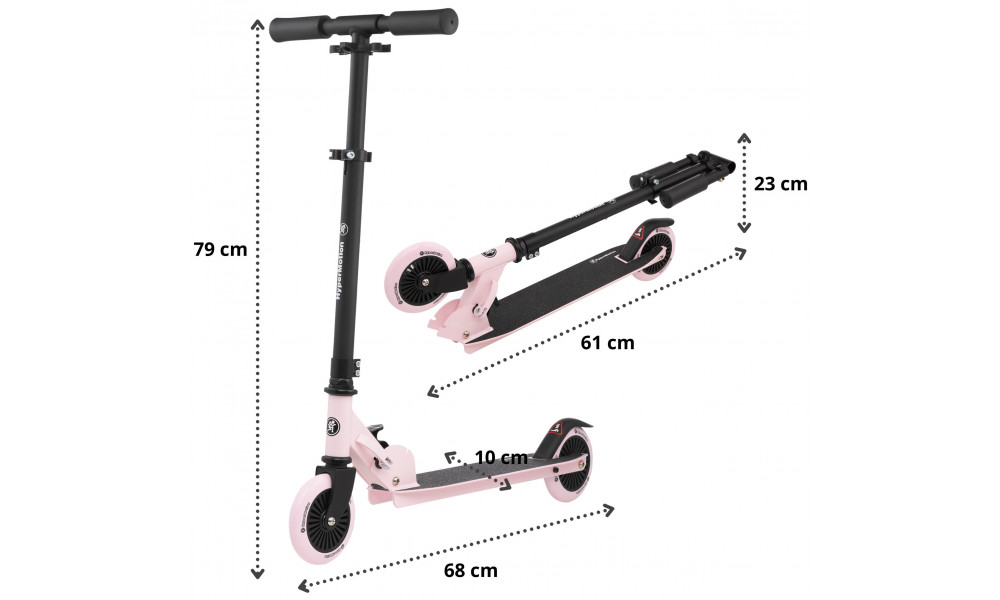 Skrejritenis HyperMotion Willy pink - 15