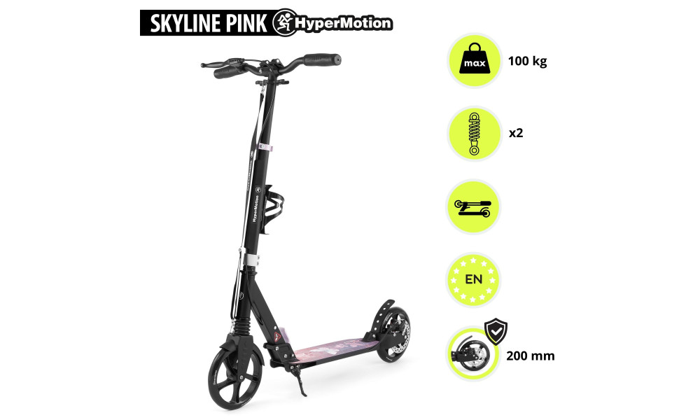 Skrejritenis HyperMotion Skyline black-pink - 13