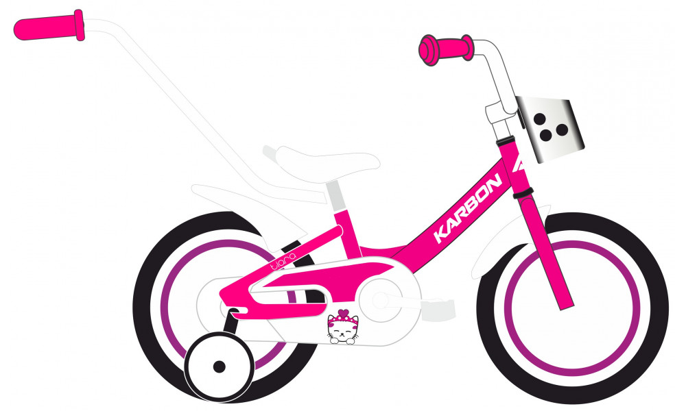 Velosipēds Karbon Tiara 14 pink 
