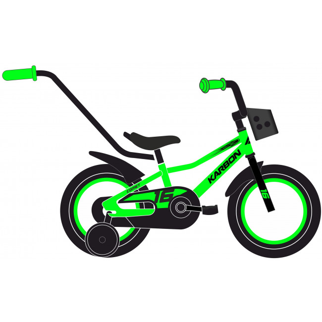 Velosipēds Karbon Comet 16 lime