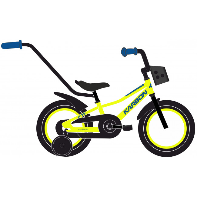 Velosipēds Karbon Jazz 18 lime