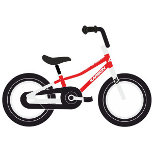 Velosipēds Karbon Superlight 16 red