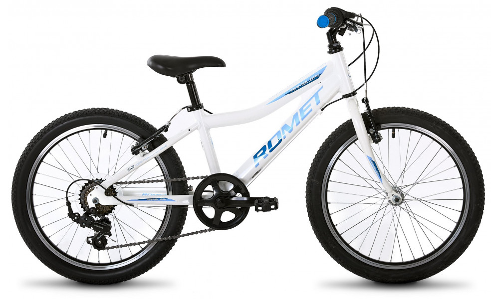 Velosipēds Romet Rambler 20 KID 1 2025 white-blue - 9