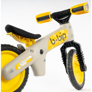 Balansēšanas velosipēds Bellelli B-Bip silk grey-yellow