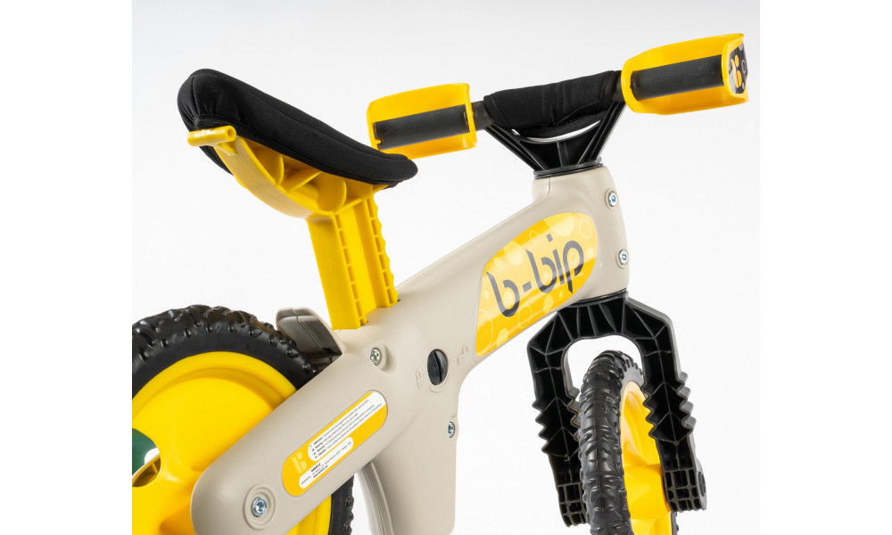 Balansēšanas velosipēds Bellelli B-Bip silk grey-yellow - 3