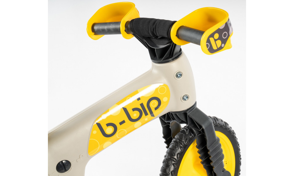 Balansēšanas velosipēds Bellelli B-Bip silk grey-yellow - 4