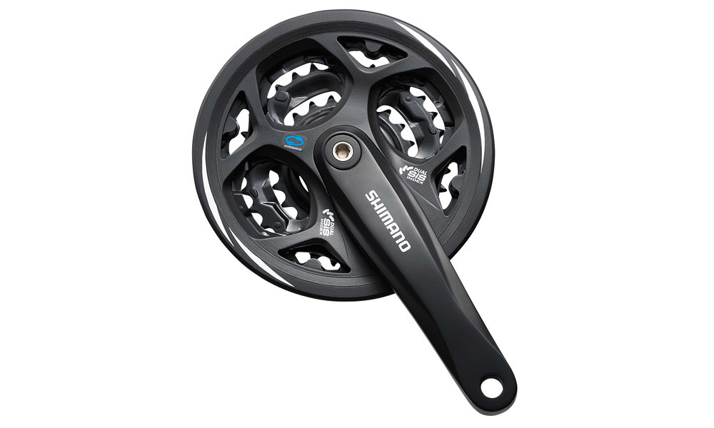 Priekšējie zobratu blok Shimano ALTUS FC-M311-42T 175MM 7/8-speed black 