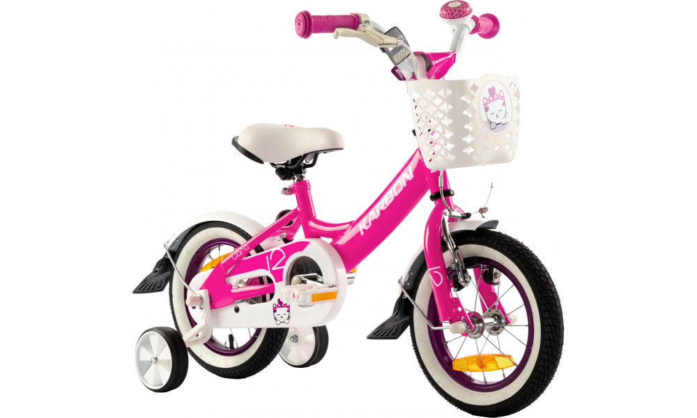 Velosipēds Karbon Tiara 12 pink - 1