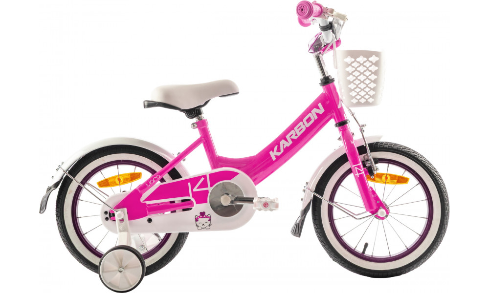 Velosipēds Karbon Tiara 14 pink - 10
