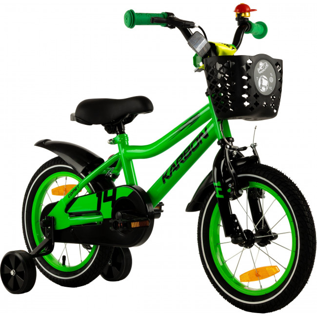 Velosipēds Karbon Comet 14 green neon