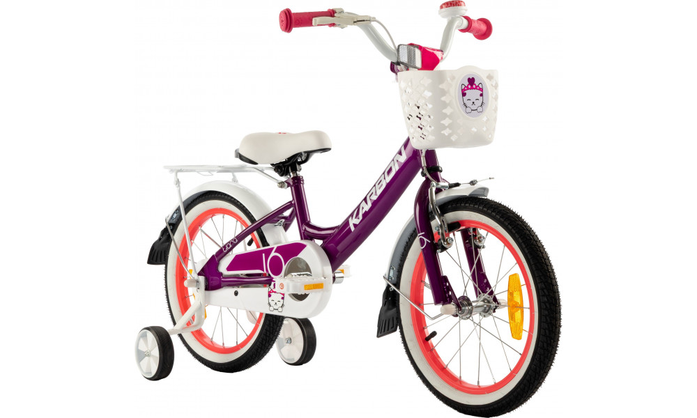 Velosipēds Karbon Tiara 16 violet - 1