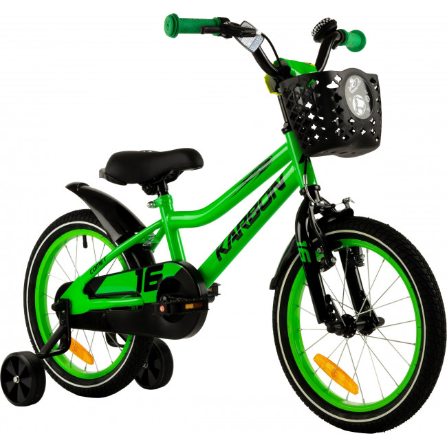 Velosipēds Karbon Comet 16 green neon