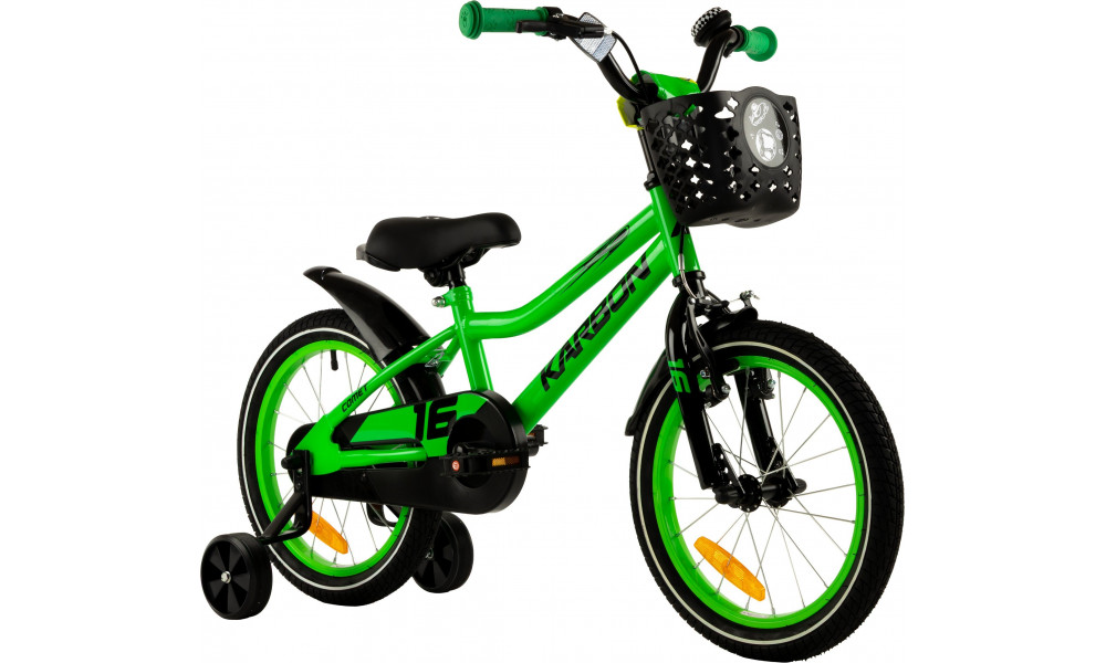 Velosipēds Karbon Comet 16 green neon - 1