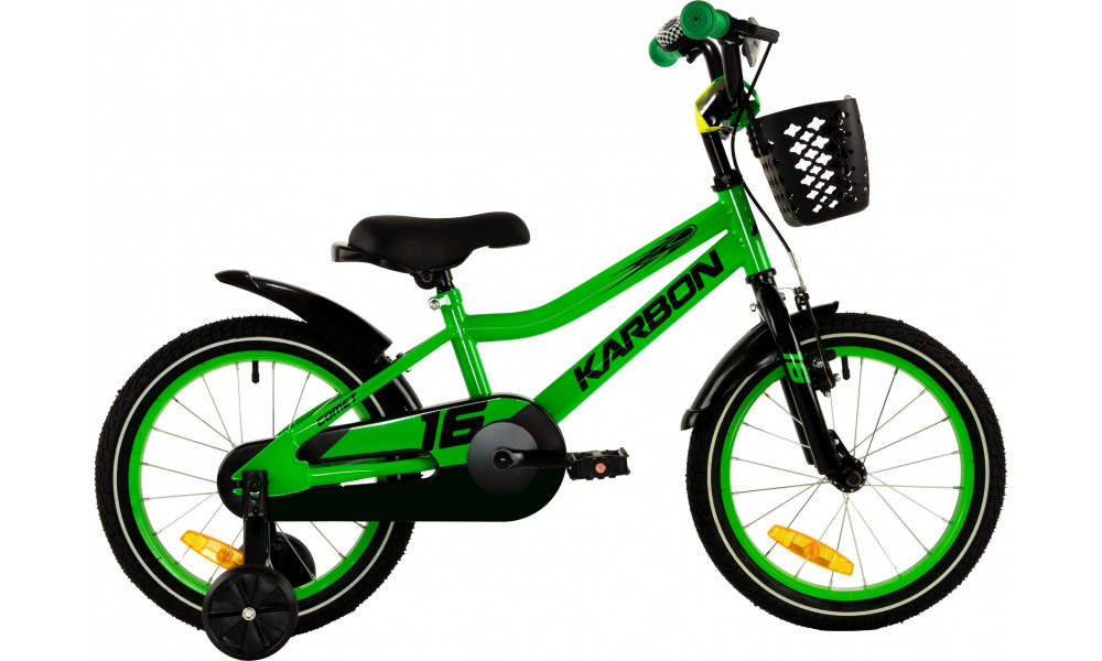 Velosipēds Karbon Comet 16 green neon - 10