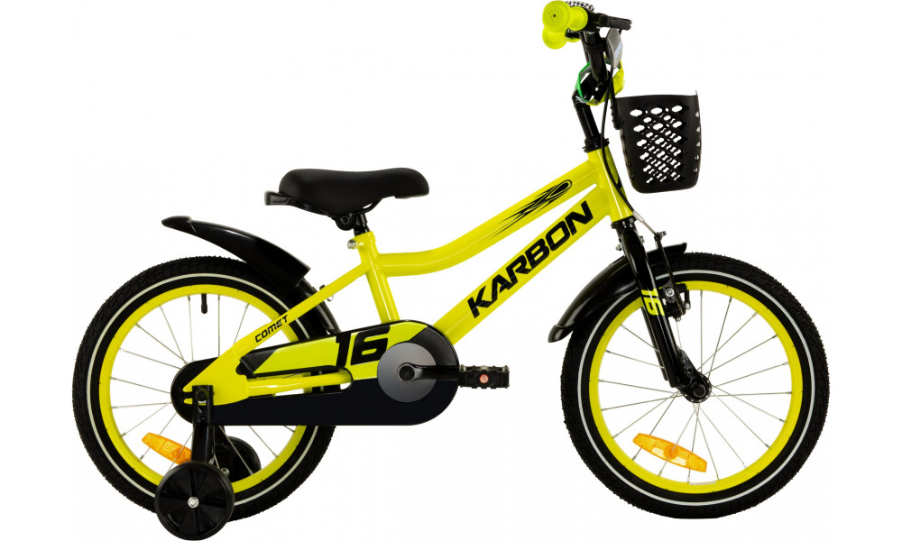 Velosipēds Karbon Comet 16 lime - 9