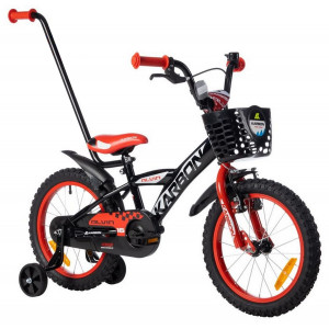 Velosipēds Karbon Alvin 16 black-red