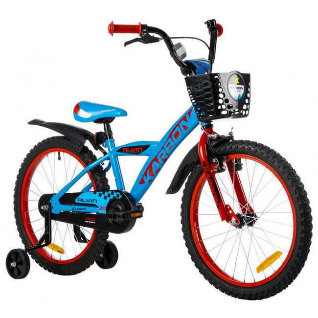 Velosipēds Karbon Alvin 20 blue-red