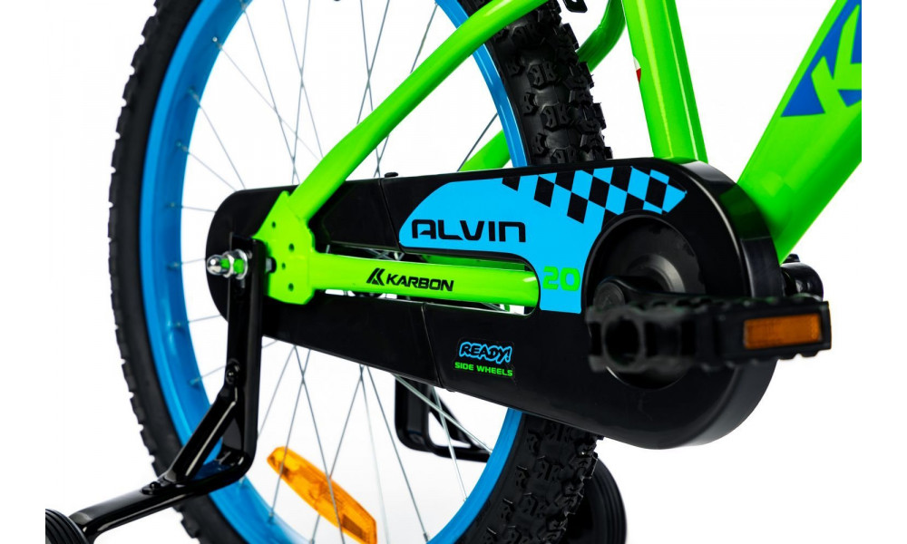 Velosipēds Karbon Alvin 20 green-blue - 11