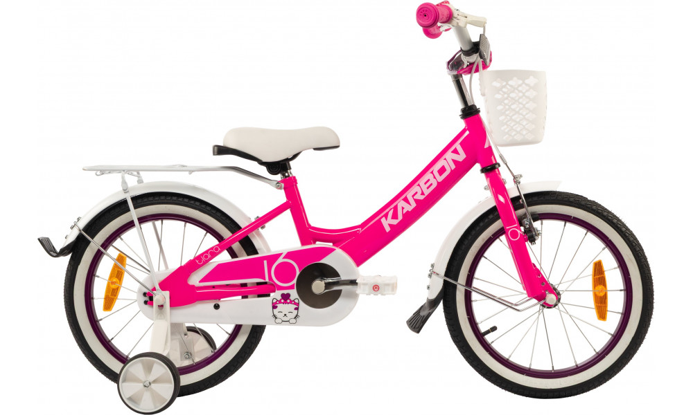 Velosipēds Karbon Tiara 16 pink - 9