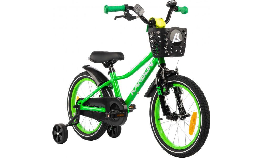 Velosipēds Karbon Jazz 16 green neon - 1