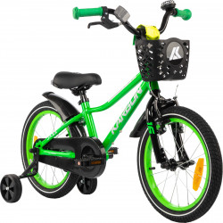 Velosipēds Karbon Jazz 16 green neon