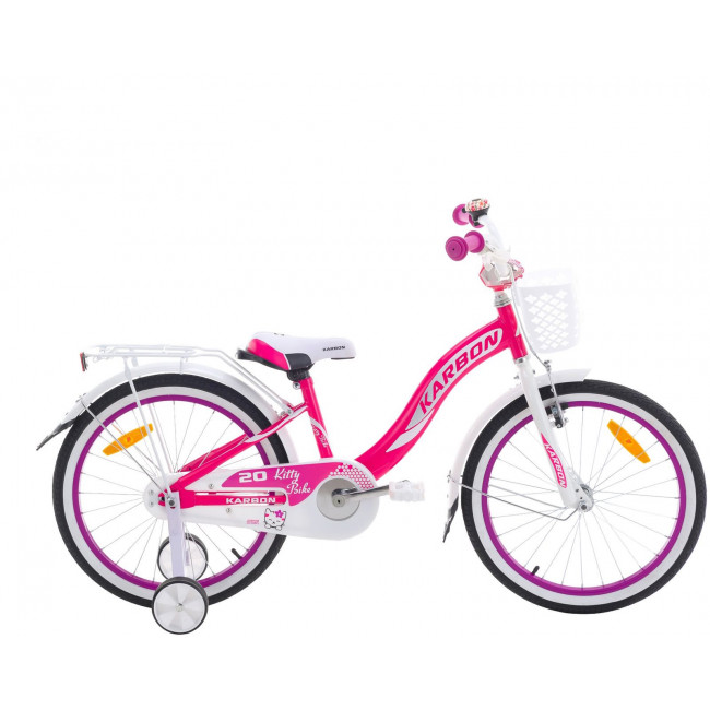 Velosipēds Karbon Kitty 20 pink-white