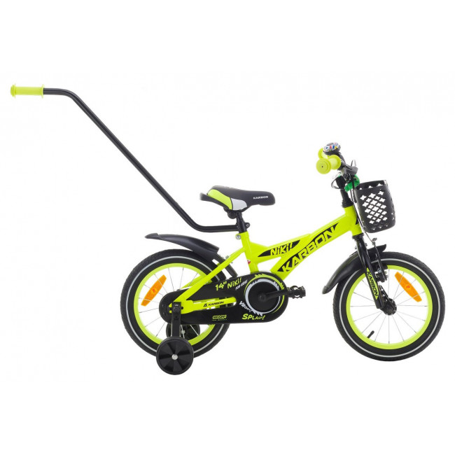 Velosipēds Karbon Niki 14 yellow-black