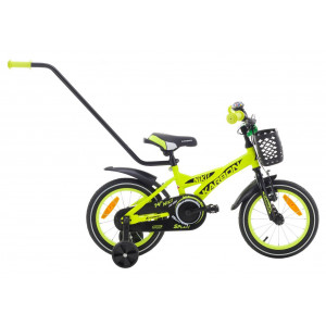Velosipēds Karbon Niki 14 yellow-black