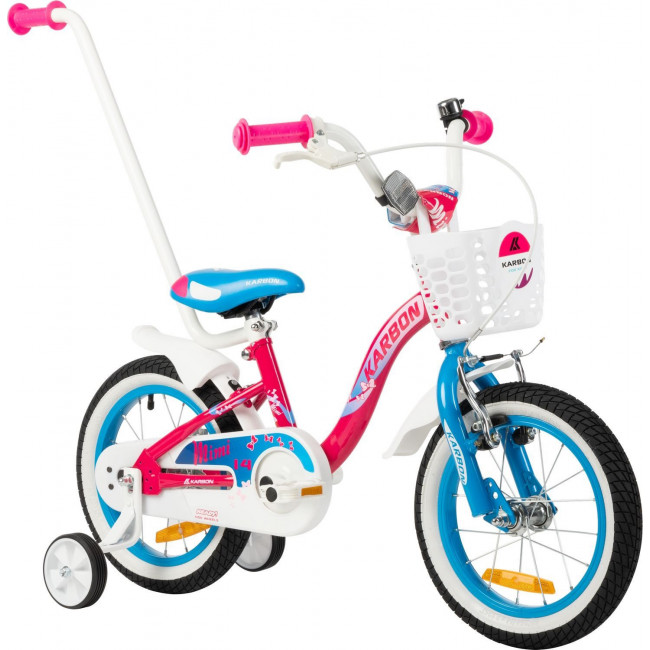 Velosipēds Karbon Mimi 14 pink-blue
