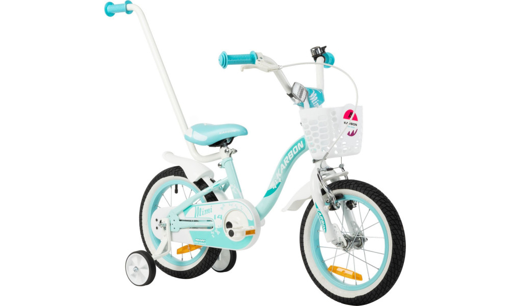 Velosipēds Karbon Mimi 14 sky-white - 10