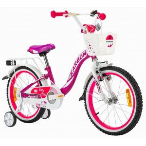 Velosipēds Karbon Kitty 18 violet-white