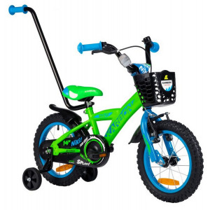 Velosipēds Karbon Niki 14 green-blue