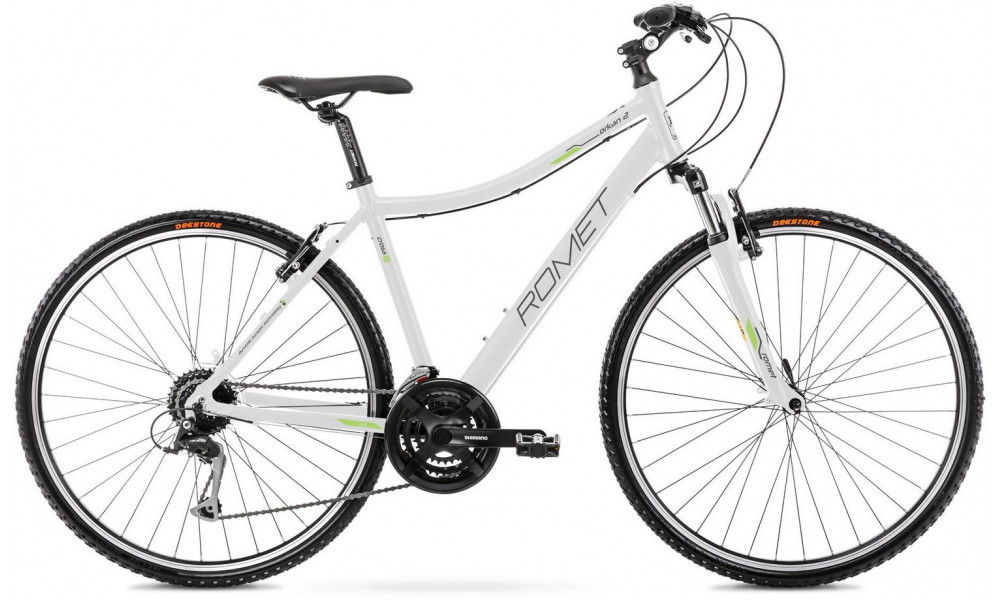Velosipēds Romet Orkan 2 D 28" 2022 white-green 