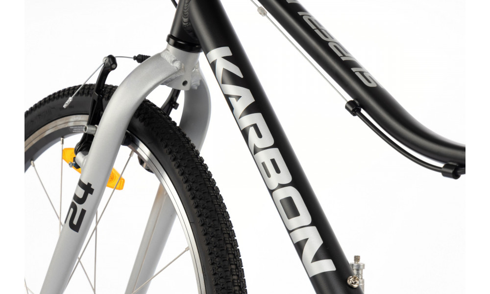 Velosipēds Karbon Superlight 24 black - 10
