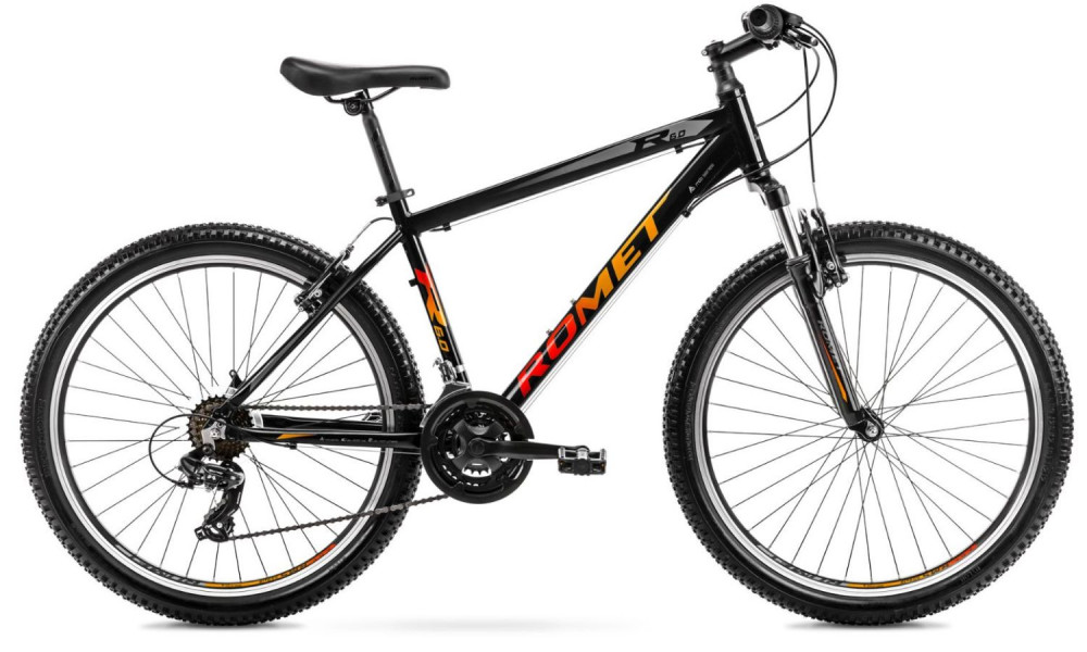 Velosipēds Romet Rambler R6.0 26" 2022 black-orange - 14