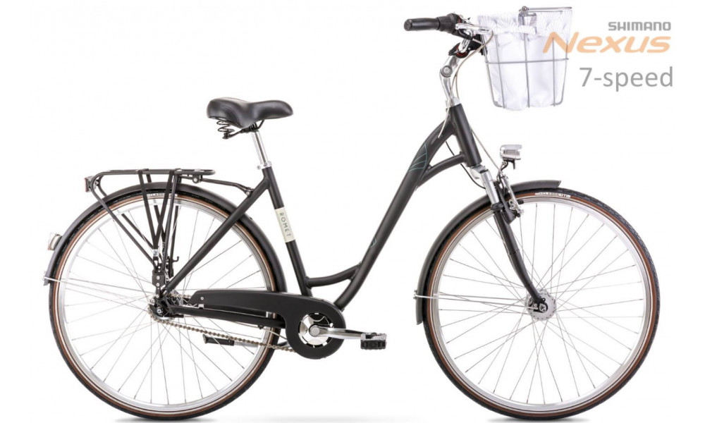 Velosipēds Romet Art Deco Lux 28" Alu 2022 black 
