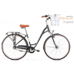 Velosipēds Romet Art Deco Classic 28" Alu 2022 grey Velosipēds Romet Art Deco Classic 28" Alu 2022 grey