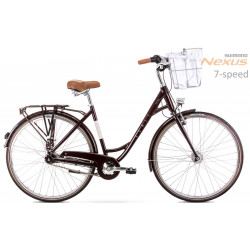 Velosipēds Romet Pop Art Lux 28" Alu 2022 bordo mat