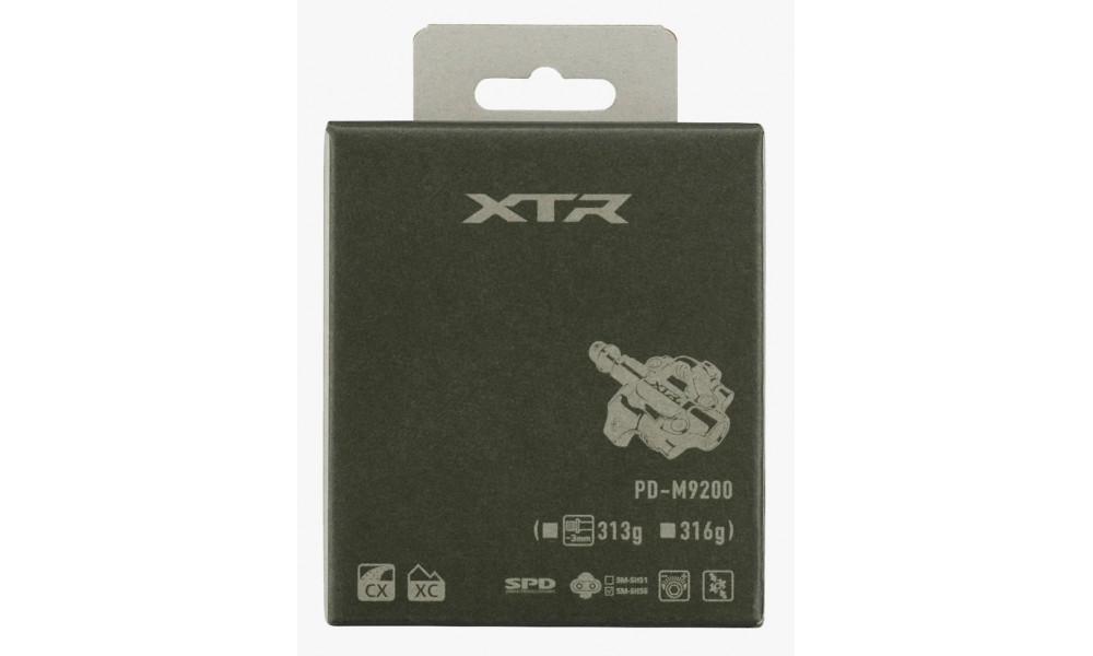 Pedāļi Shimano XTR PD-M9200 Standard SPD + SM-SH51 - 3